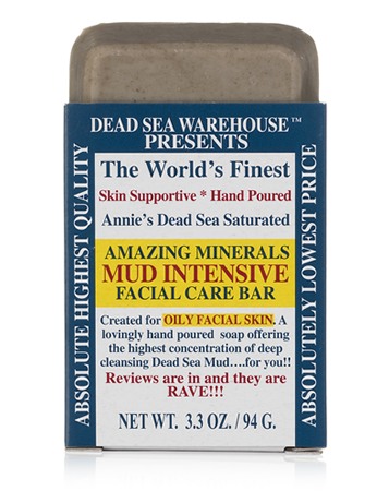 Dead Sea Warehouse Amazing Minerals Mud Intensive Facial Care Bar