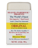 Dead Sea Warehouse Amazing Minerals Original Salt Soap Face & Body Bar