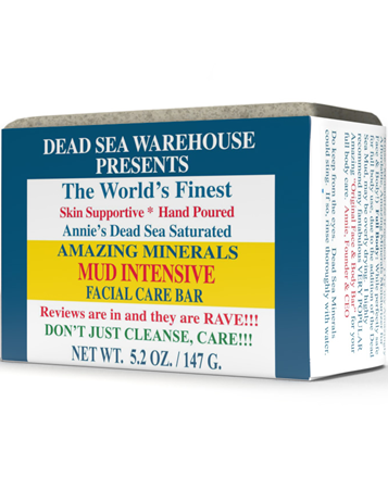 Dead Sea Warehouse Amazing Minerals Mud Intensive Facial Care Bar - The Big Bar