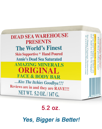 Dead Sea Warehouse Amazing Minerals Salt Soap The Big Bar